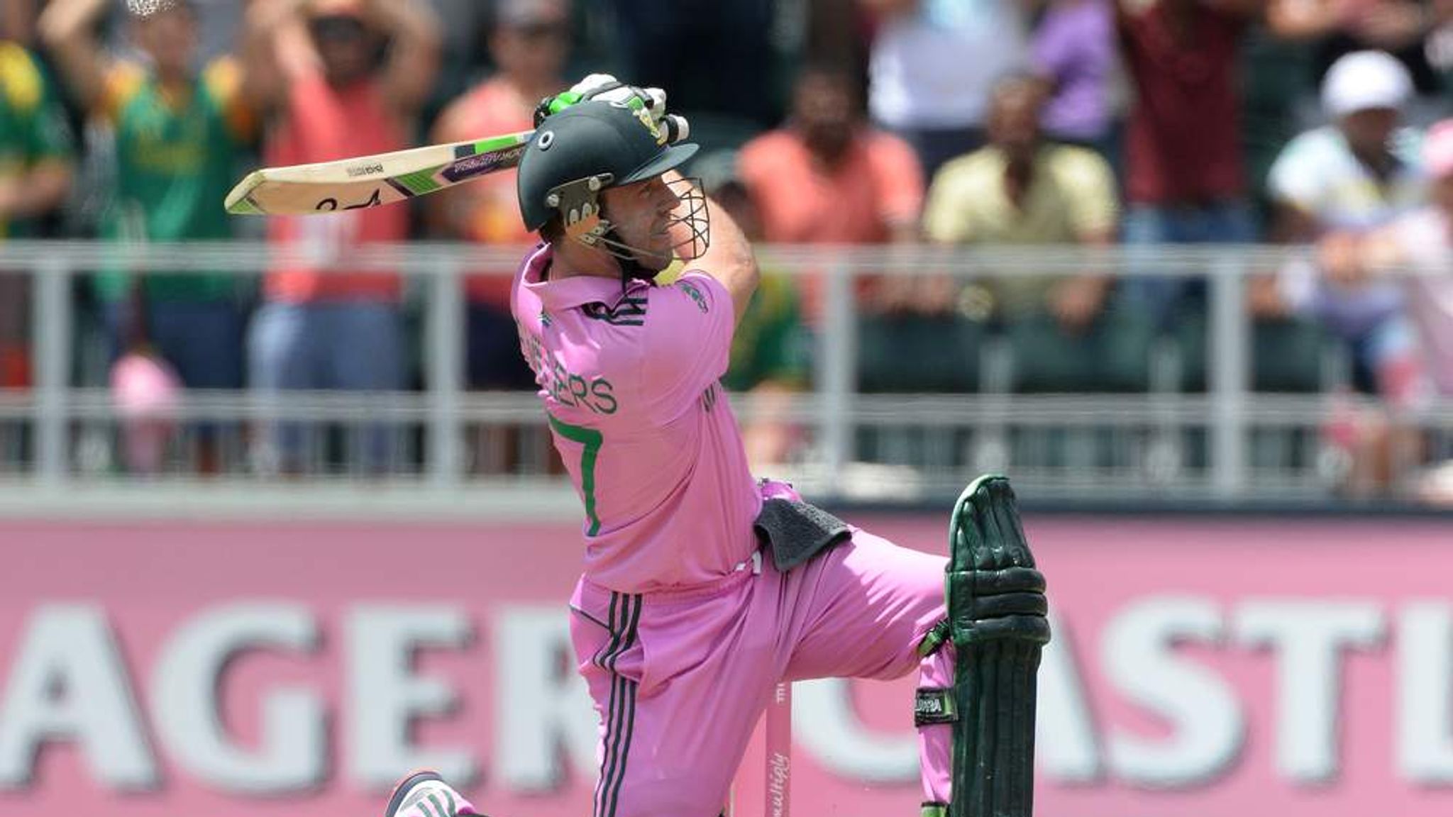 AB de Villiers fastest century celebration