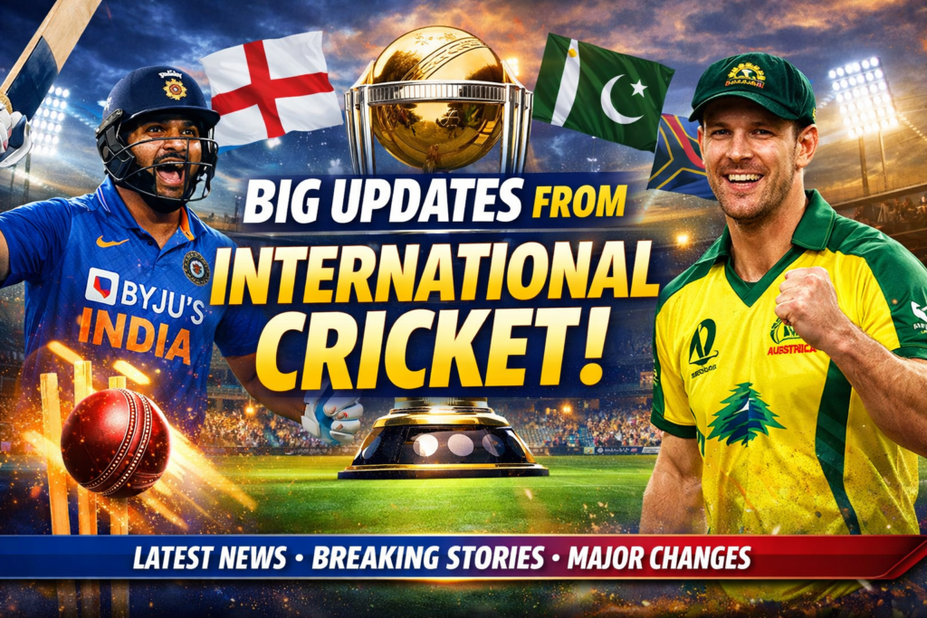 Big Updates From International Cricket