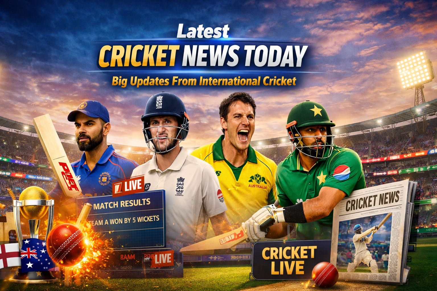 Latest Cricket News Today Big Updates From International Cricket