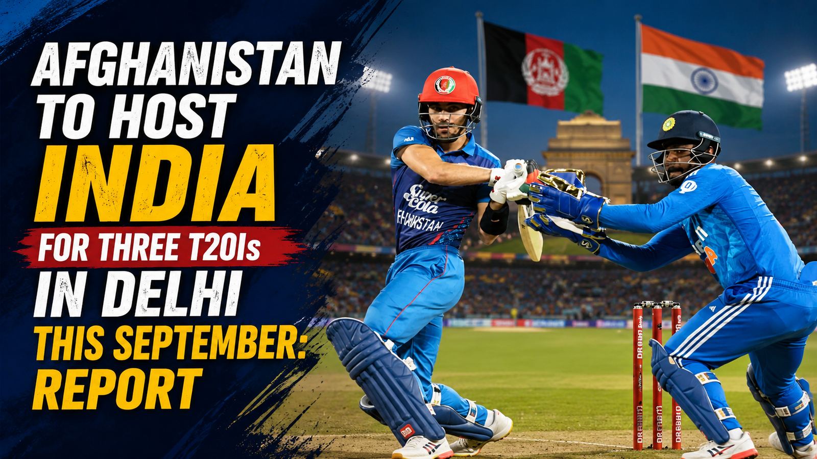 Afghanistan to Host India for Three T20Is in Delhi This September Report