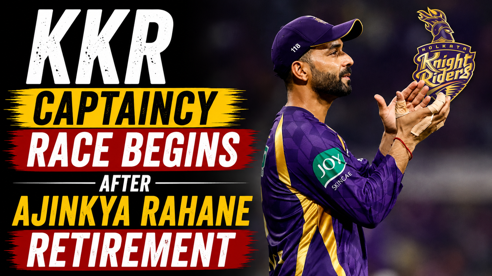 KKR Captaincy Race Begins After Ajinkya Rahane Retirement; Rinku Singh Emerges as Front-Runner