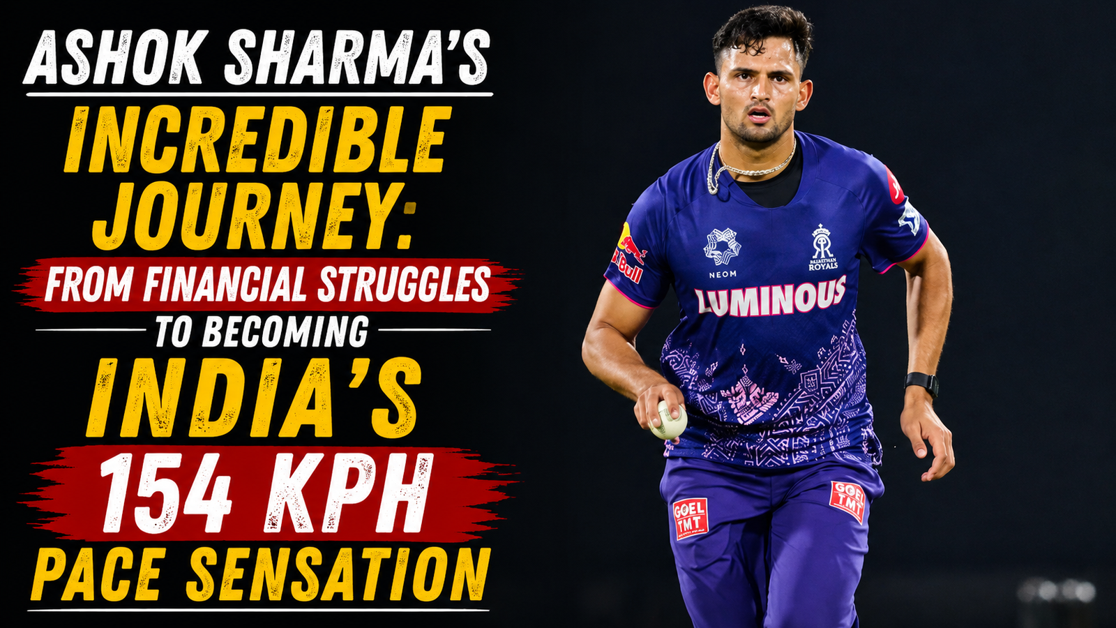 Ashok Sharma’s Incredible Journey From Financial Struggles to Becoming India’s 154 Kph Pace Sensation