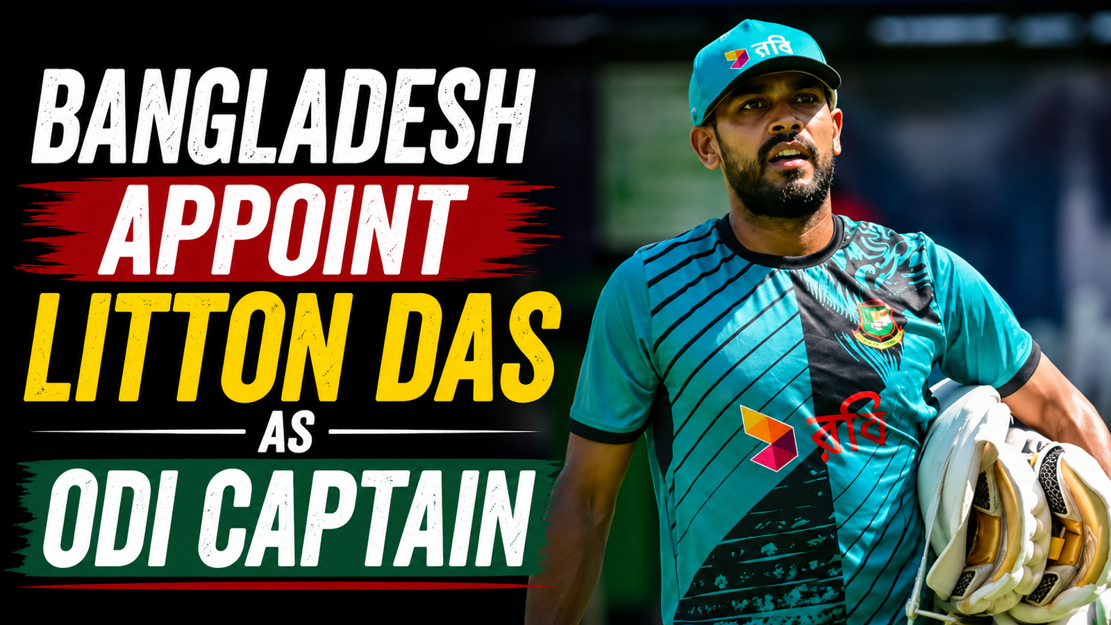 Bangladesh Appoint Litton Das as ODI Captain; Mehidy Hasan Miraz Relieved of Leadership Role