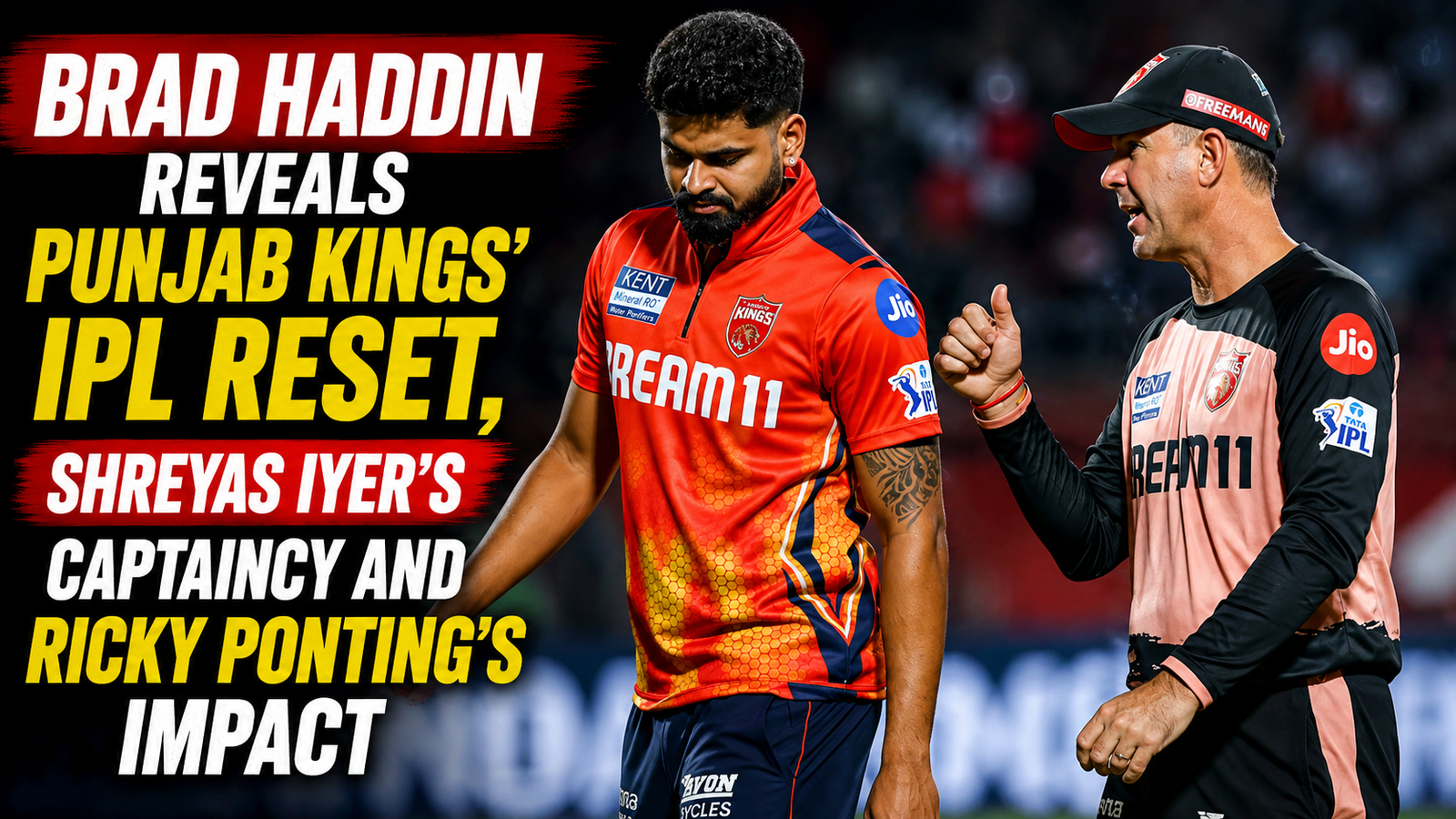 Brad Haddin Reveals Punjab Kings’ IPL Reset, Shreyas Iyer’s Captaincy and Ricky Ponting’s Impact