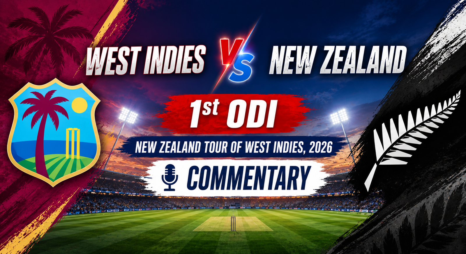 West Indies Defeat New Zealand in 1st ODI to Take Early Series Lead