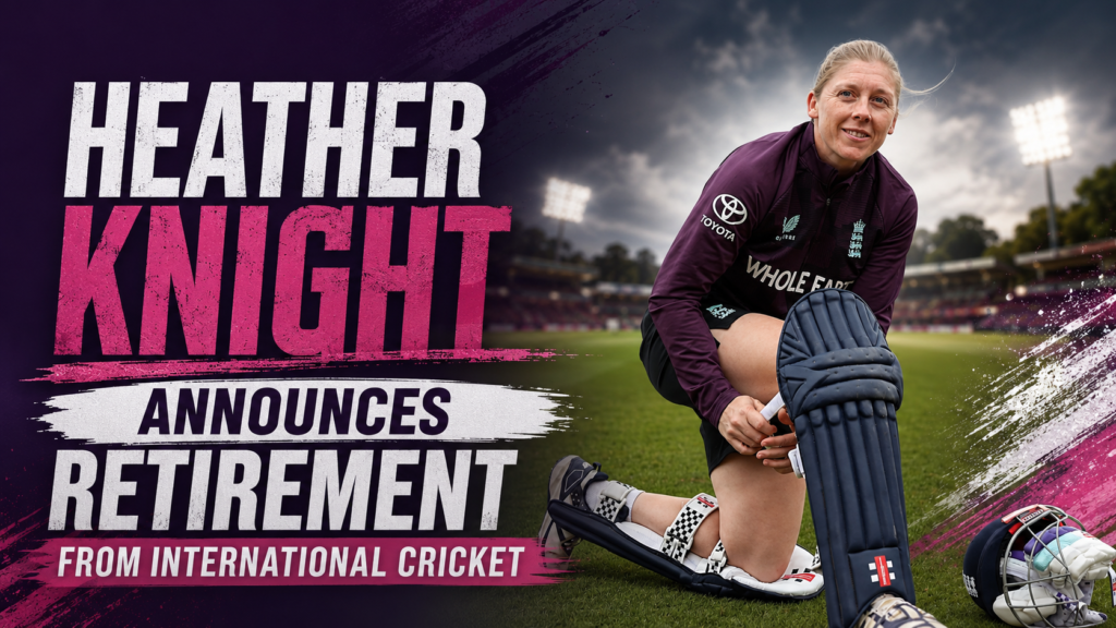 Heather Knight Announces Retirement from International Cricket After Illustrious 16-Year England Career