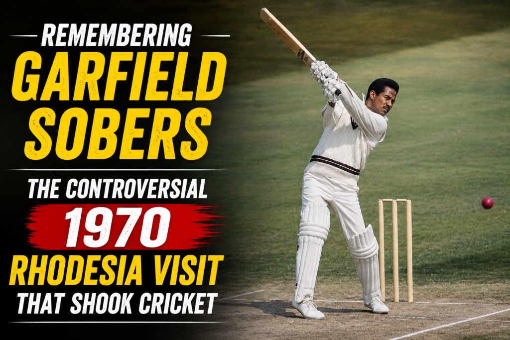 Remembering Garfield Sobers The Controversial 1970 Rhodesia Visit That Shook Cricket